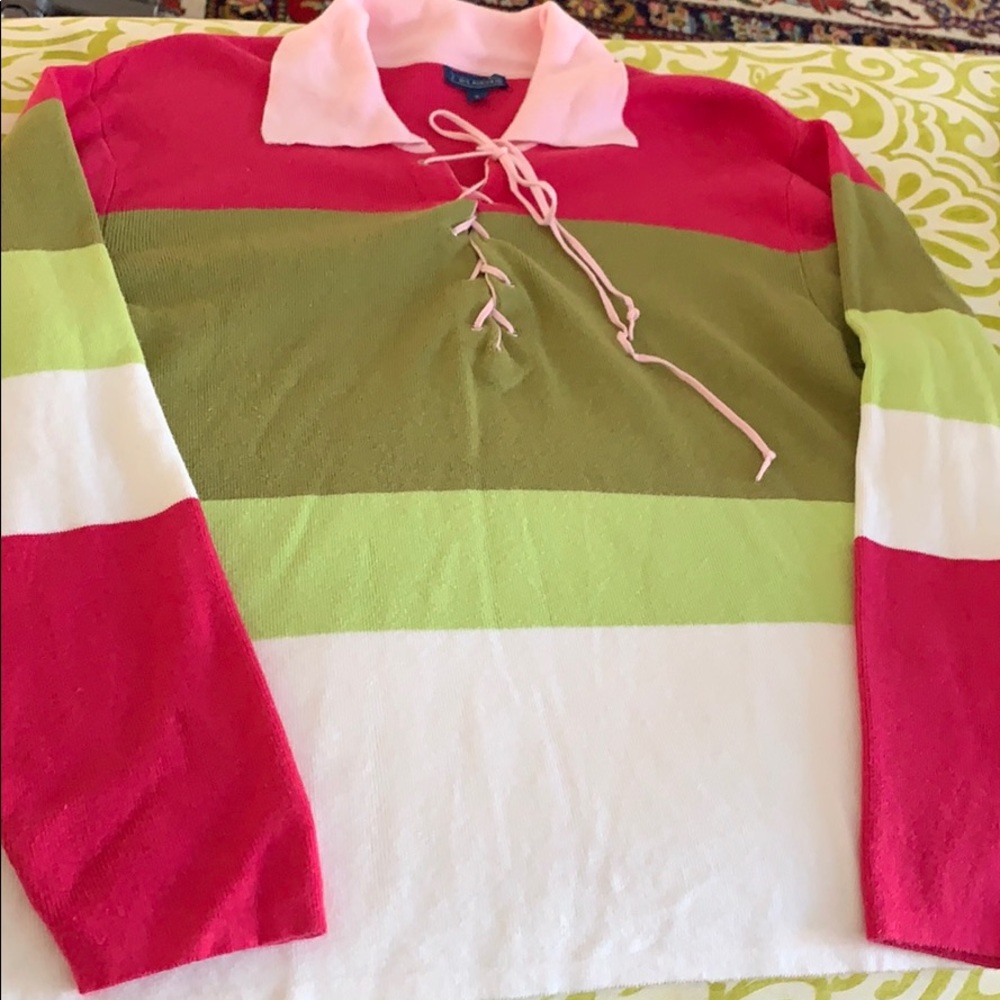 Long sleeve stripe top
